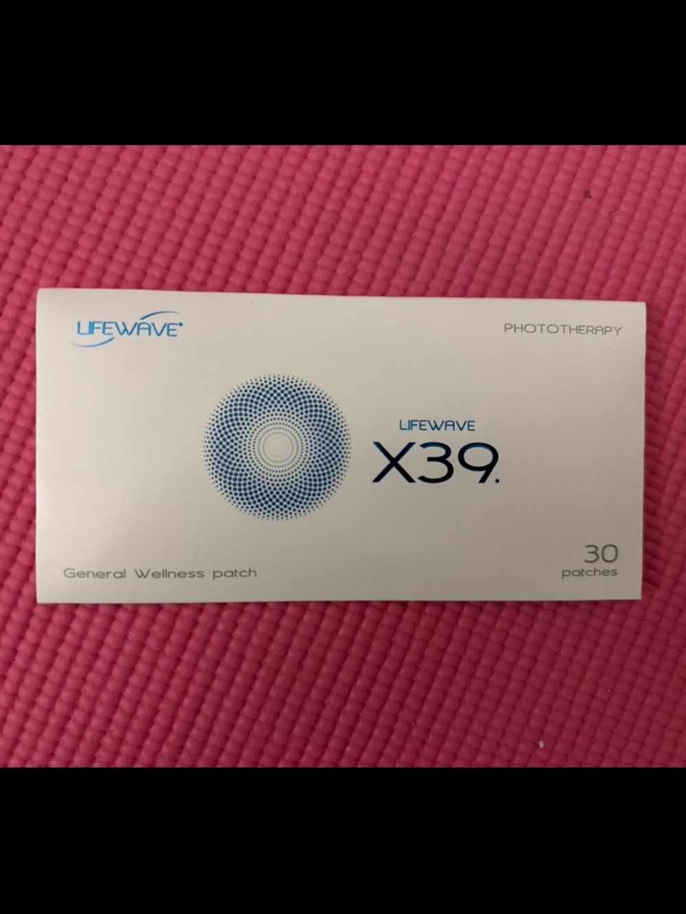 Lifewave X39 phototherapy patches